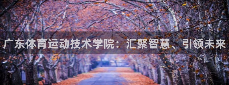 搜球体育平台：广东体育运动技术学院：汇聚智慧、引领未来